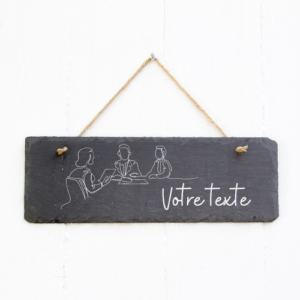 plaque de porte ardoise
