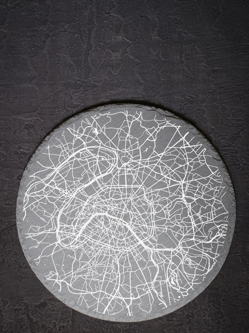 ardoise ronde gravée ville ardoise ronde gravée ville